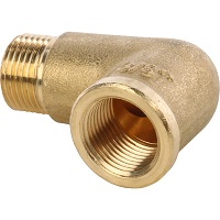 Угол 90* с наружной/внутренней резьбой G 1/2" MF