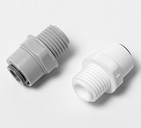 Переходник прямой трубка 1/4" -  1/4" нар. резьба