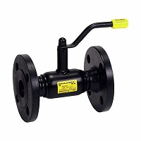 Кран шаровой стальной полный проход ф/ф КШТ 60.113.032 Ду 32 Ру 40 (БРОЕН) с рукояткой