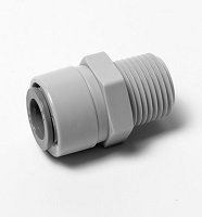 Переходник прямой трубка 3/8" -  1/4" нар. резьба