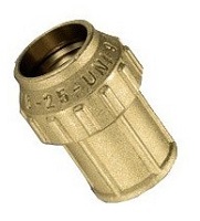 Переходник прямой 25 х Rp 3/4" (внутр) латунный для труб из ПНД
