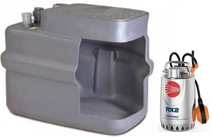 SAR 100 - RXm 2 - Станция накопления и подъёма сточных вод (для чистой воды)