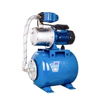 Насосная станция AUTO AJS-125A (50L) 1x220 В 50 Гц с баком 50л (Корпус - Нержавеющая сталь) Aquario