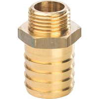 G 1/2" x 25  штуцер латунный с наружной резьбой