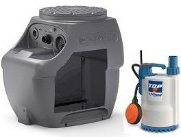 Станция накопления и подъёма сточных вод (для чистой воды) SAR 250 - TOP 4  Pedrollo