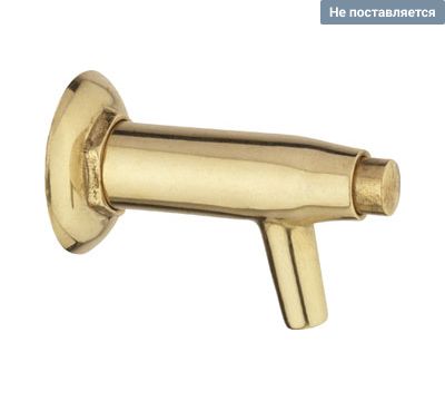 Кран с нажимной кнопкой 1/2" с отделкой жёлтого цвета FARG