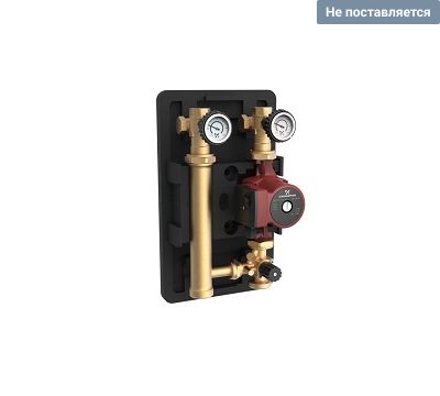Насосная группа HEATMIX M25 UPS 60 с 3-х ходовым смесительным клапаном 1" в теплоизоляции Grundfos