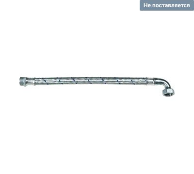 Шланг в металлической оплетке 1" X 80см (с углом 90°) Speroni