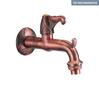 Кран Империя с кран-буксой быстрого перекрытия, аэратором 1/2" отд.-медь (уточнять наличие!) FARG