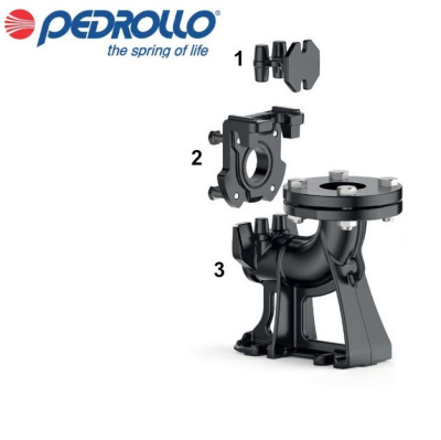 Опорное колено для TR 2.2 АР - TR 3 АР, вертикальный выход  Pedrollo