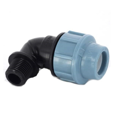 Угол 90° 1008 HP D32 / R3/4 с наружной резьбой UNIDELTA