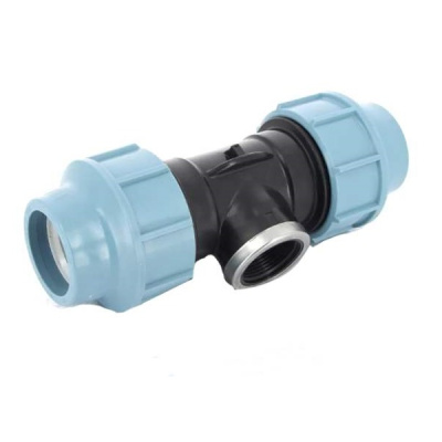 Тройник 90° 1007 ВР D25 / Rp1/2 / D25 с резьбовым отводом UNIDELTA