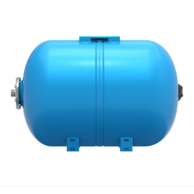Мембранный бак для водоснабжения  VODOS WTR 50л (10bar, G 1", +99°C, мембрана EPDM SE.FA Italy), горизонтальный