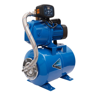 Насосная станция AUTO AJC-81 (M) 1x220 В 50 Гц с баком 24л и реле давления Masterswitch, (Корпус - Чугун) Aquario