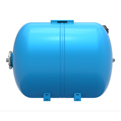 Мембранный бак для водоснабжения  VODOS WTR 100л (10bar, G 1", +99°C, мембрана EPDM SE.FA Italy), горизонтальный