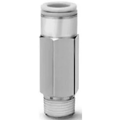 Обратный клапан 1/4нар резьба - 3/8 трубка (направление от трубки к резьбе вворачивается в оголовок)