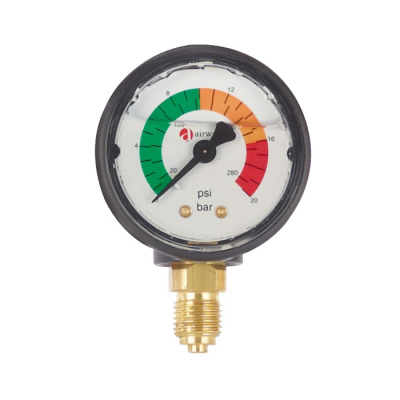 Манометр 1/4" 0-20 bar, NW280/340/400, NW500/650/800 глицеринозаполненный Cintropur